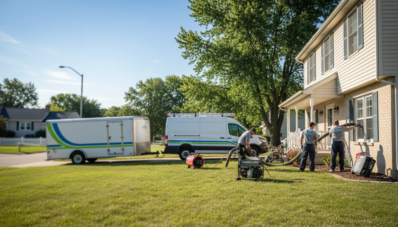 Flooded Basement Restoration And Cleanup With Repair in Hamilton, MI near me